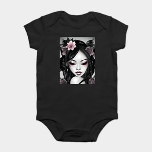 style tatto girl Baby Bodysuit